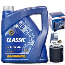 Bosch oil filter 0986452028+mannol 10w40 for Toyota Avensis T22 25 Corolla E9-E12