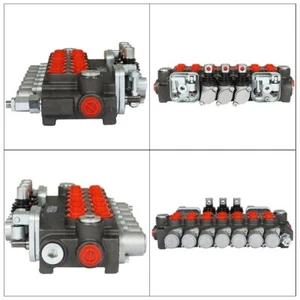 7 Spool Hydraulic Directional Control Valve 11GPM,40L,BSPP Interface - Picture 1 of 7