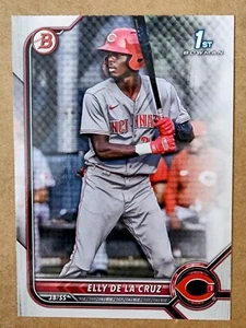 2022 Topps Bowman BP-50 Elly De La Cruz 1st Bowman Paper Cincinnati Reds Rookie - Picture 1 of 2