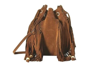 TOMS 166910 Womens Celestial Soft Suede Mini Crossbody Handbag Amber - Picture 1 of 3