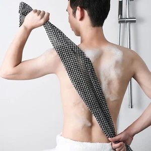 40" Exfoliating Shower Towel Washcloth for Showering Body Scrubber Cloth 2/4pcs - Picture 1 of 16