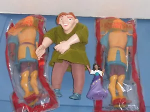 1996 Burger King Hunchback of Notre Dame Phoebus, Quasimodo Puppets & Esmeralda - Picture 1 of 5