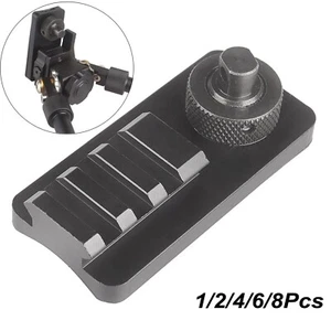 Tactical Aluminum Rifle Sling Swivel Stud 3 Slots To Picatinny Rail Bipod Mount - Picture 1 of 18