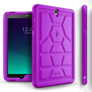 Poetic Samsung Galaxy Tab S3 9.7 Case [TurtleSkin] Shockproof TPU Cover Purple