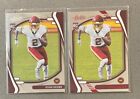2 Lot 2021 Panini Absolute Football #125 Dyami Brown Red RC Rookie Commanders