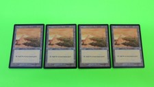 4x  (332) URZA'S SAGA  PLAINS  BASIC LAND MTG MAGIC THE GATHERING PLAYSET NM/MIN