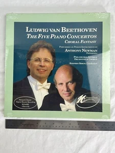 BEETHOVEN FIVE PIANO CONCERTOS ANTHONY NEWMAN 3 LP BOX SET NEW SEALED CUTOUT - Picture 1 of 2
