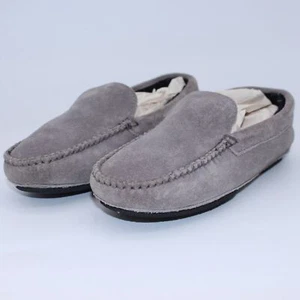 COLE HAAN - YOUTH BOYS SHOES LOAFERS DRIVERS - SLIDE ON - Size 12 C GRAY SUEDE - Picture 1 of 8
