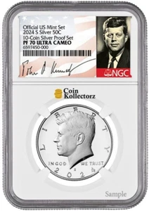 2024 S Silver Kennedy Half Dollar 50C NGC PF 70 Ultra Cameo From 10-coin proof   - Picture 1 of 1