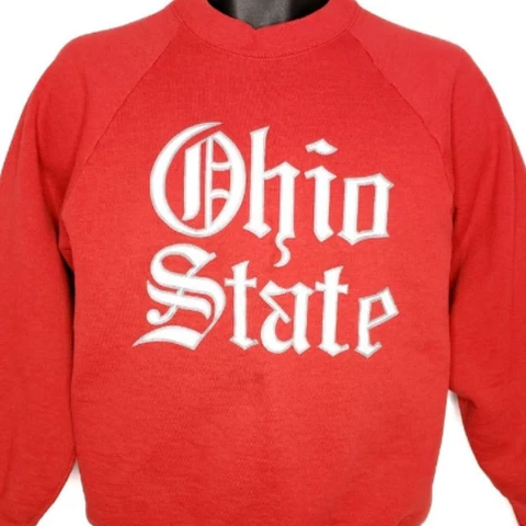 Ohio State Buckeyes Sweatshirt Vintage 80s 90s NCAA Made In USA Size Medium Cover
