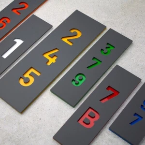 Door Sign House Numbers Laser Cut Custom House Numbers - Picture 1 of 4