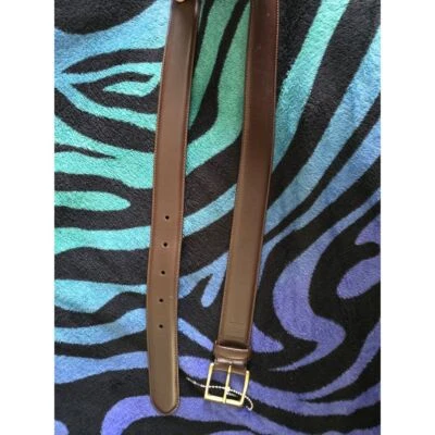 EUC Authentic Coach Belt Brown/Solid Brass 38" - Image 1 of 4