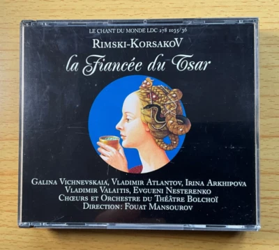 Rimsky-Korsakov The Tsar’s Bride (Mansourov) Le Chant Du Monde/Melodiya 2 x CD - Image 1 of 4