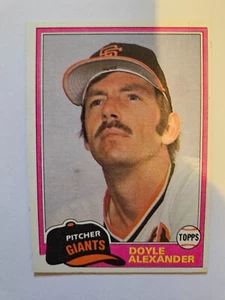 1981 TOPPS TRADED DOYLE ALEXANDER #728 NM - Picture 1 of 1
