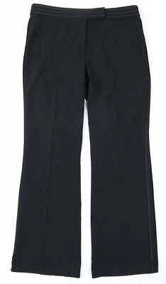 M&Co Womens Black Polyester Blend Trousers Size 12 L27 in - Image 1 of 4