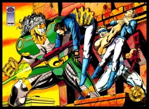 1993 Deathmate #82 Spoiled Shot Stronghold Impact Valiant Image Card - Bild 1 von 2