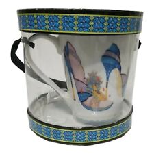 Peacock Head Over HEELS Porcelain High Heeled Shoe Themed Mug Gift Boxed Pictura