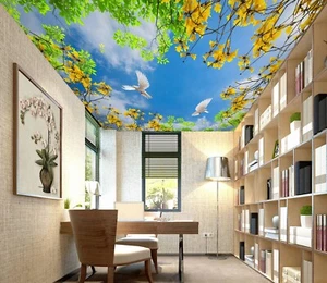 3D Warme Blumen H1753 Decke Tapete Wandbilder Wandbild Aufkleber Deco Erin 23 - Picture 1 of 5
