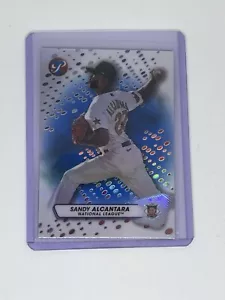 2023 Topps Pristine Sandy Alcantara #293 Blue Refractor 53/75 Marlins - Picture 1 of 2