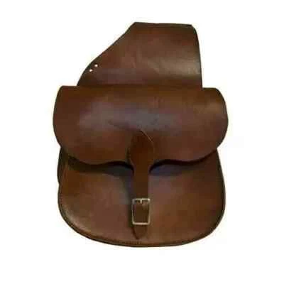 Sac de selle Western Trail Horse en cuir. - Photo 1/4