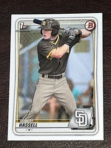 2020 Bowman Draft Robert Hassell 1st Bowman #BD-39 Nationals Menge verfügbar - Bild 1 von 2