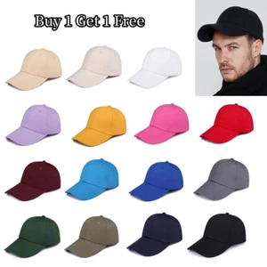 Sun Visor Hat Golf Tennis Beach Men Baseball Cap Adjustable Summer Plain Women - Picture 1 of 26