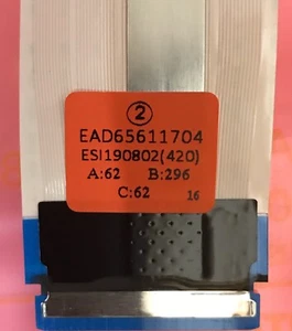 EAD65611704 LVDS CABLE LG 43UM7100PLB 43UP75006LF 43UP77006LB 49UM7050PLF - Picture 1 of 4