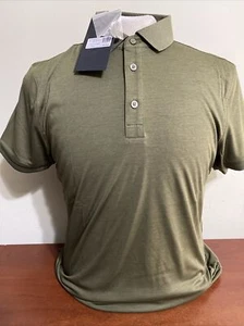 J Lindeberg Men's Tour Tech Regular Fit Golf Polo GMJT05559 Green Medium NEW - Picture 1 of 7