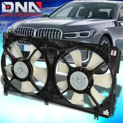 JUEGO VENTILADOR RADIADOR ATORNILLADO ESTILO FÁBRICA MITSUBISHI GALANT 2004-2012 Foto 1 de 4