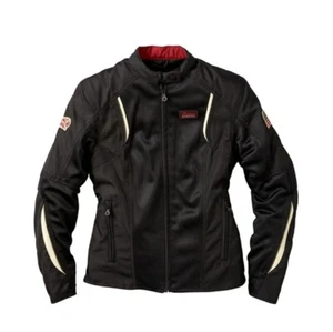 Women's Indian Black Riding Jacket Mesh Fabric Lightweight Motorbike Jacket - Picture 1 of 4