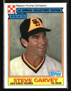 Steve Garvey 1984 Topps Cereal Series #18  Baseball Card