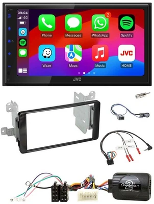 JVC Bluetooth 2DIN Lenkrad DAB USB Autoradio für Mitsubishi ab 2012 Outlander Kl - Bild 1 von 4