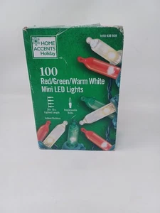 NEW 100 LED Home Accents Multi Colored Mini Lights INDOOR/OUTDOOR  - Picture 1 of 4