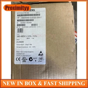 Nuevo Siemens 6SE6440-2UD22-2BA1 6SE6 440-2UD22-2BA1 MICROMASTER440 sin filtro - Imagen 1 de 3