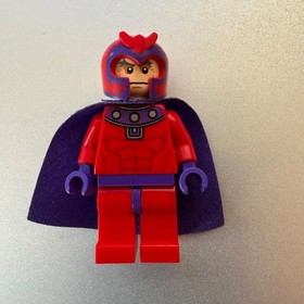 LEGO Marvel Magneto Minifigure Wolverine's Chopper Showdown 6866 sh0031 Retired