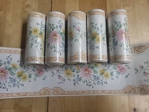 5 ROLLS SEALED Decoration Wallpaper !! BORDER !! For Brewster Wallcovering - Picture 1 of 4