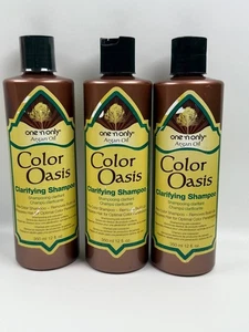 [3 pack] One 'N Only Argan Oil Color Oasis Clarifying Shampoo, 12 Fl Oz - Picture 1 of 2