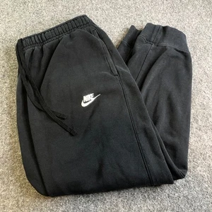 Nike Sportswear Club Fleece Joggers Men XL Black BV2671 Tapered 27" Sweatpants - Picture 1 of 14