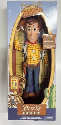 迪士尼玩具总动员-会说话的伍迪警长-可动人偶 — 第 1/4 张图片