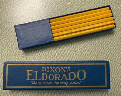 Vintage Joseph DIXON’S ELDORADO Pencil FULL Boxes Lot 5H -12 Pencils NOS - Image 1 of 4