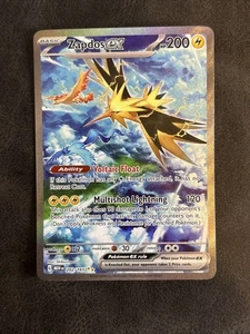 Zapdos ex 202/165 Sv: Scarlet & Violet 151 Holo - Picture 1 of 2