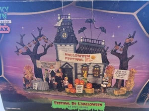 Lemax Spooky Town HALLOWEEN FESTIVAL Village Scene 2004 Retired CIB New Open Box - Picture 1 of 8