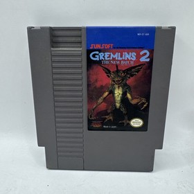 Gremlins 2 The New Batch (Nintendo NES, 1990) Authentic Cleaned & Tested