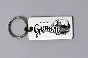 Historic Guthrie Oklahoma Metal Keychain - Picture 1 of 8