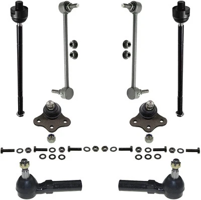 Detroit Axle 8pc Front Sway Bars Tie Rods Ball Joints for Saturn L100 L20 - Image 1 of 4