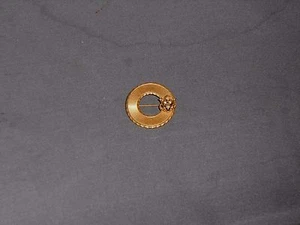 Broche prendedor vintage tono dorado del ejército de Estados Unidos 1 1/4" con símbolo de águila del ejército - Imagen 1 de 3