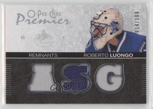 2007-08 O-Pee-Chee Premier Remnants Triples /100 Roberto Luongo #PR-RL HOF