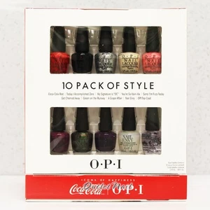 OPI COCA COLA Mini 10 PACK OF STYLE Collection Perfect Ten Set ~ DDC08 -#108487 - Picture 1 of 3