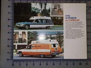 1976 Superior Cadillac Ambulance Brochure Sheet  - Picture 1 of 2