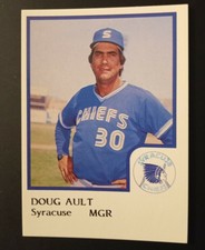 1986 ProCards Syracuse Chiefs Doug Ault Manager